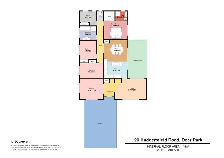 Floorplan of Homely house listing, 20 Huddersfield Road, Deer Park VIC 3023