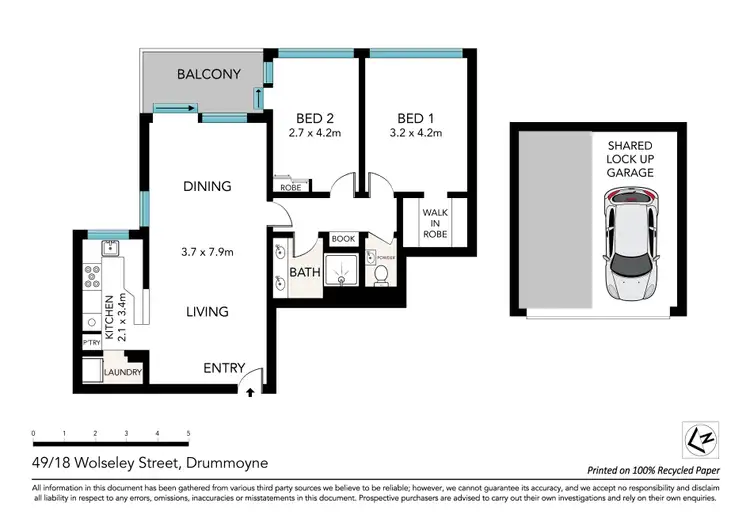 Floorplan of Homely apartment listing, 49/18 Wolseley Street, Drummoyne NSW 2047