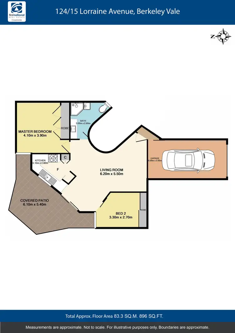 Floorplan of Homely unit listing, 124/15 Lorraine Avenue, Berkeley Vale NSW 2261
