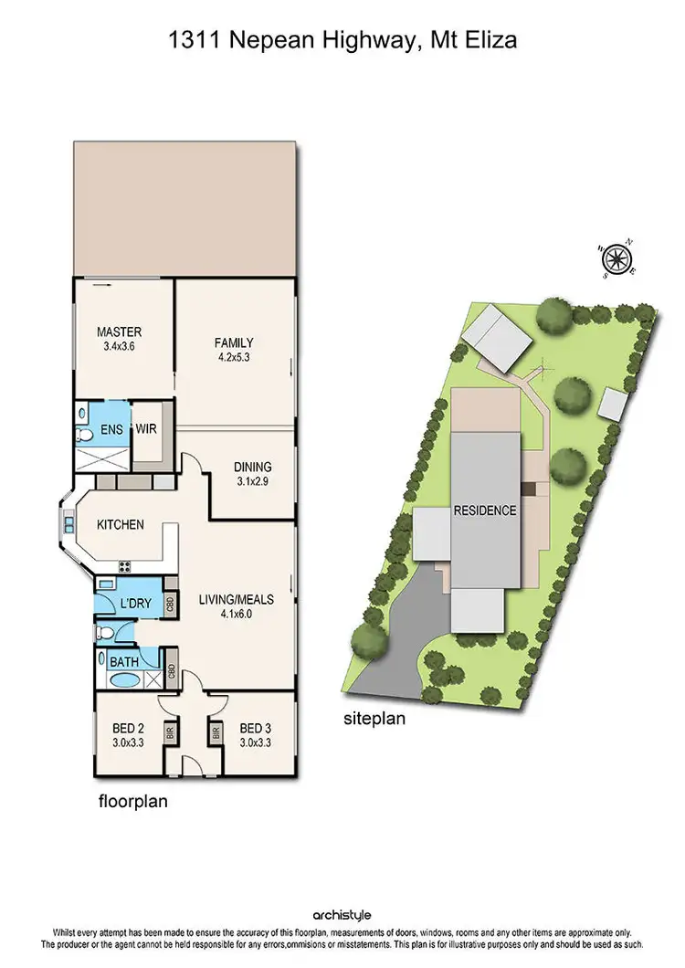 Floorplan of Homely house listing, 1311 Nepean Highway, Mount Eliza VIC 3930