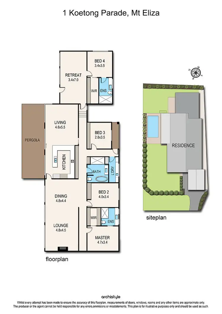 Floorplan of Homely house listing, 1 Koetong Parade, Mount Eliza VIC 3930