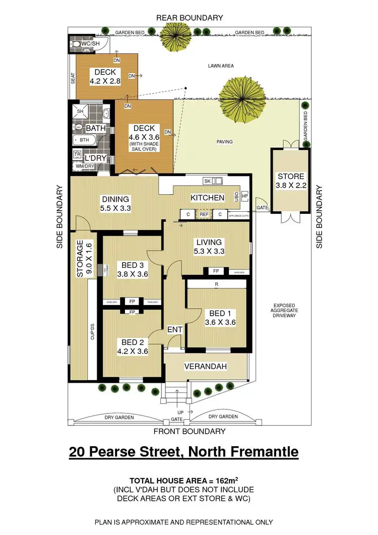 Floorplan of Homely house listing, 20 Pearse Street, North Fremantle WA 6159