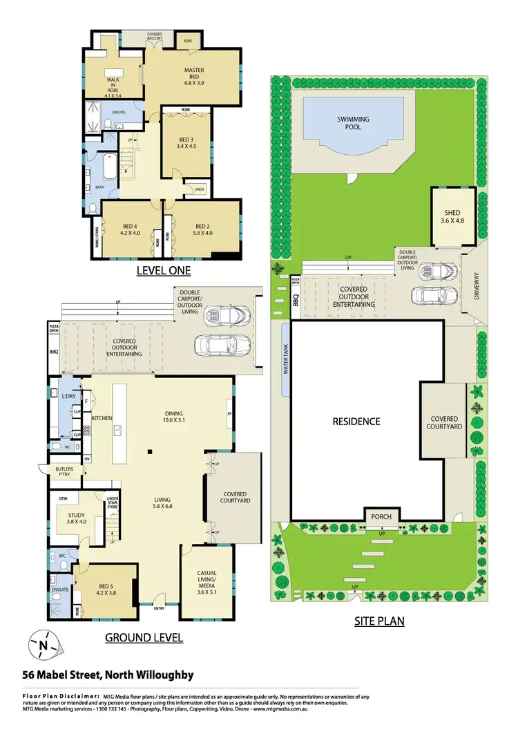 Floorplan of Homely house listing, 56 Mabel Street, Willoughby NSW 2068