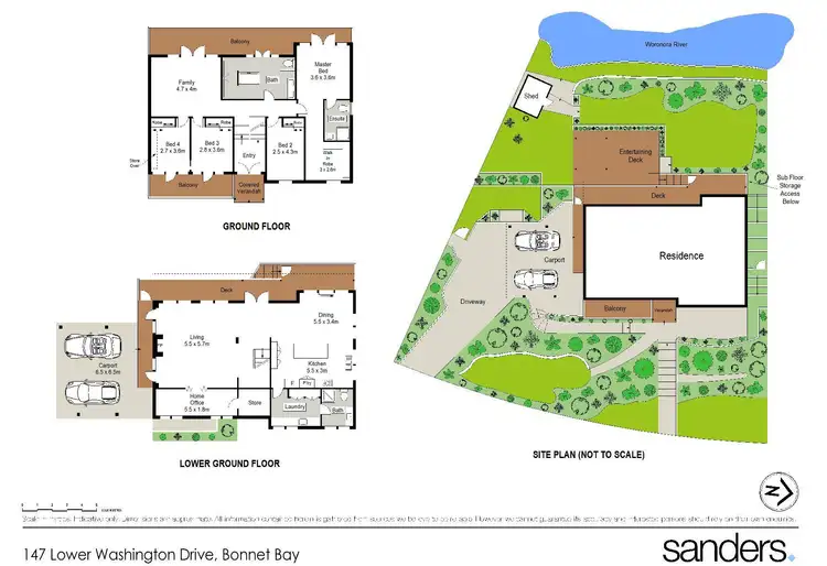 Floorplan of Homely house listing, 147 Lower Washington Drive, Bonnet Bay NSW 2226