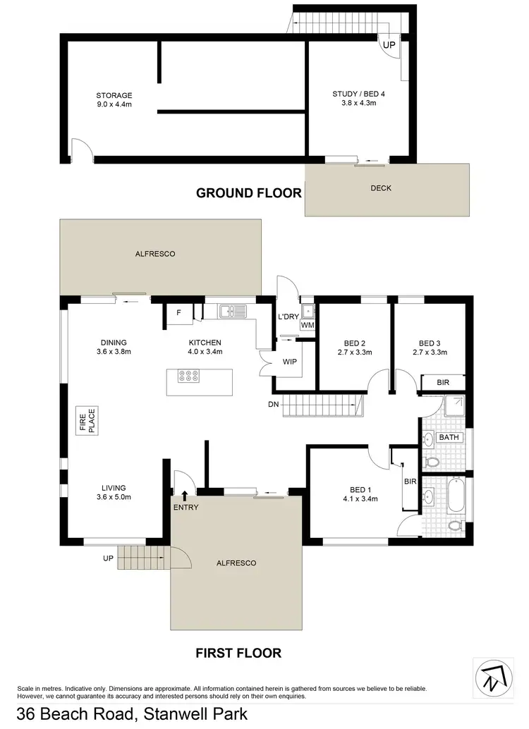 Floorplan of Homely house listing, 36 Beach Road, Stanwell Park NSW 2508
