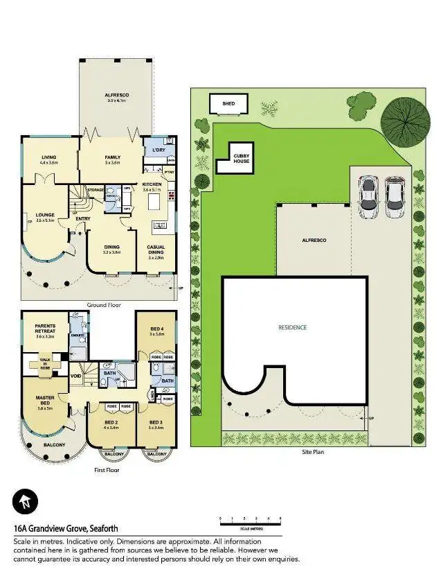 Floorplan of Homely house listing, 16a Grandview Grove, Seaforth NSW 2092