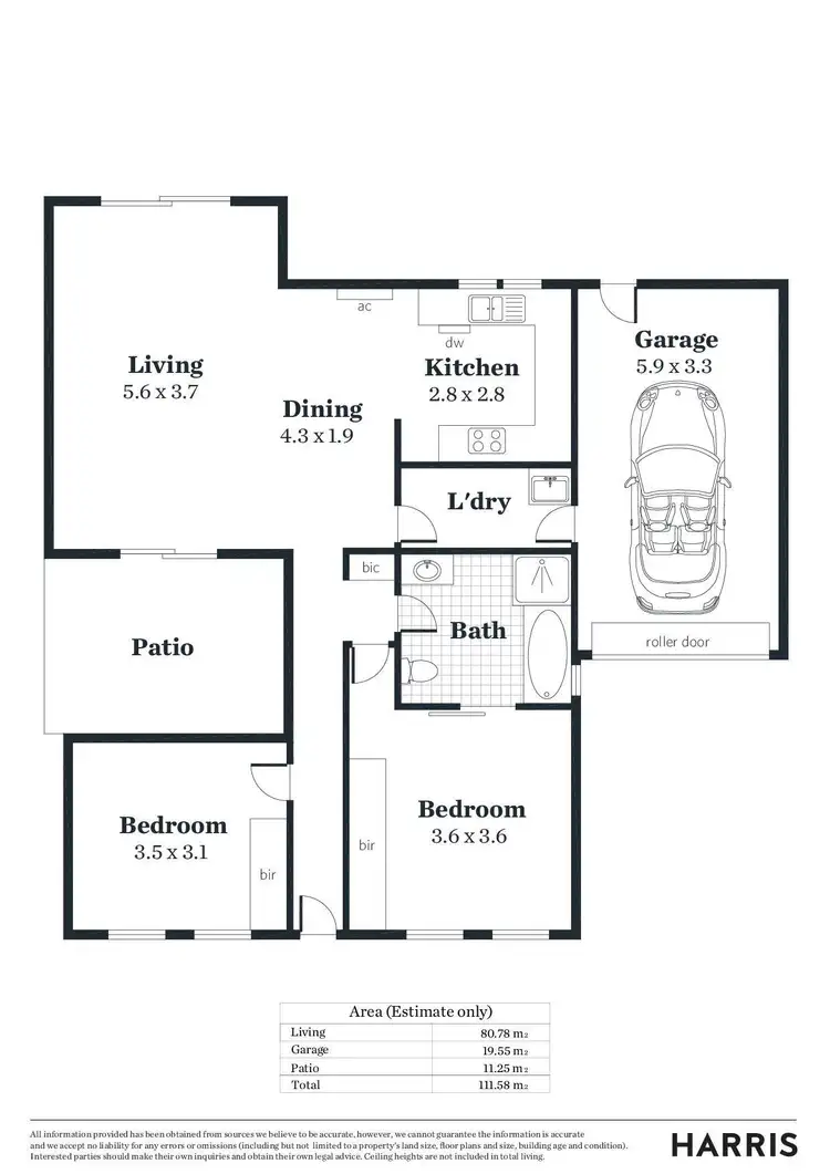 Floorplan of Homely house listing, 7/64 Mooringe Avenue, North Plympton SA 5037