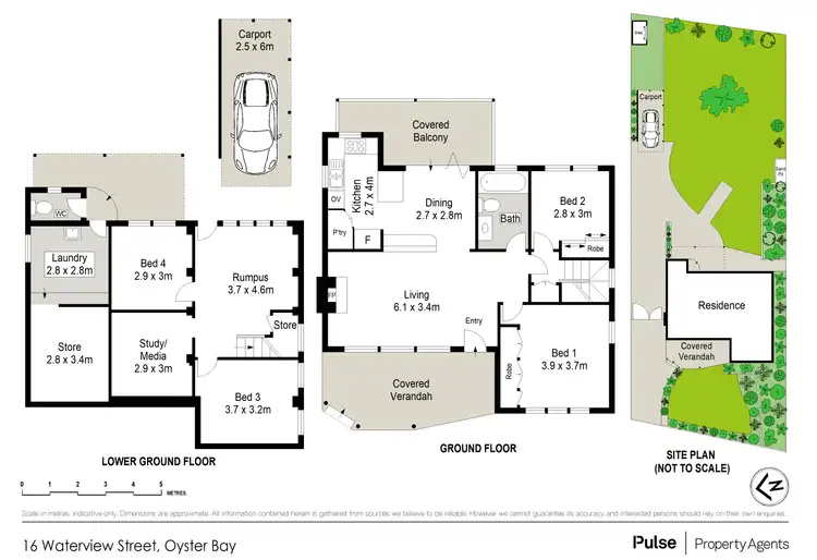 Floorplan of Homely house listing, 16 Waterview Street, Oyster Bay NSW 2225