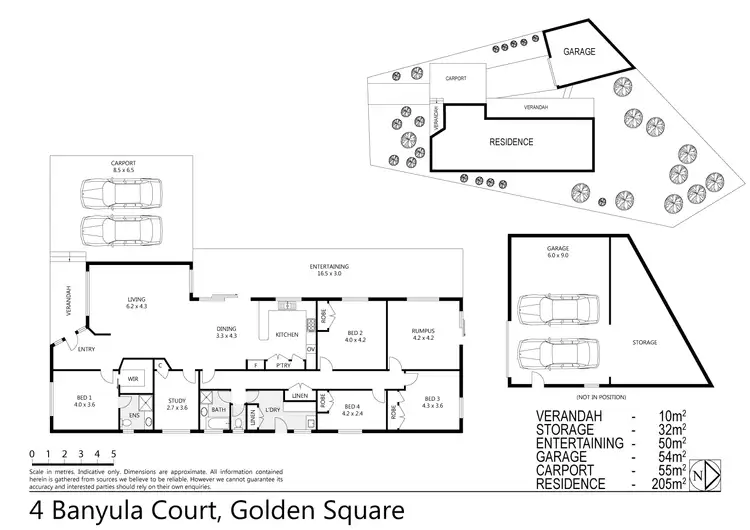 Floorplan of Homely house listing, 4 Banyula Court, Golden Square VIC 3555