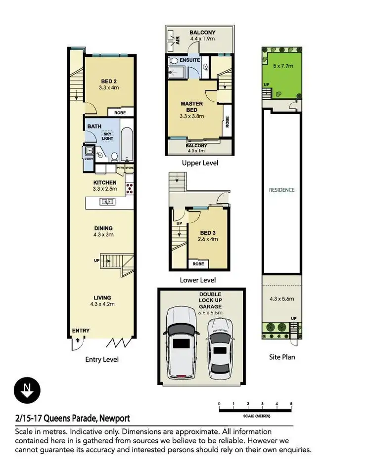 Floorplan of Homely townhouse listing, 2/15-17 Queens Parade, Newport NSW 2106