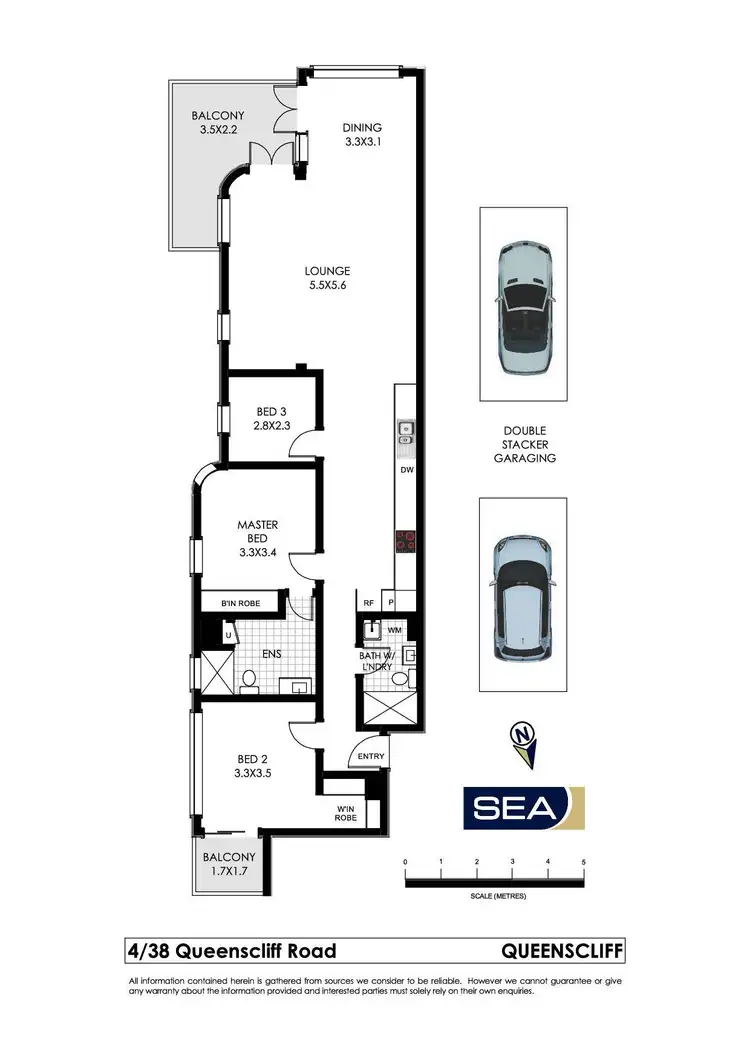 Floorplan of Homely unit listing, 4/38 Queenscliff Road, Queenscliff NSW 2096