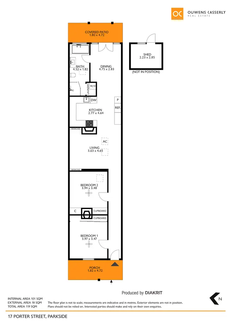 Floorplan of Homely house listing, 17 Porter Street, Parkside SA 5063