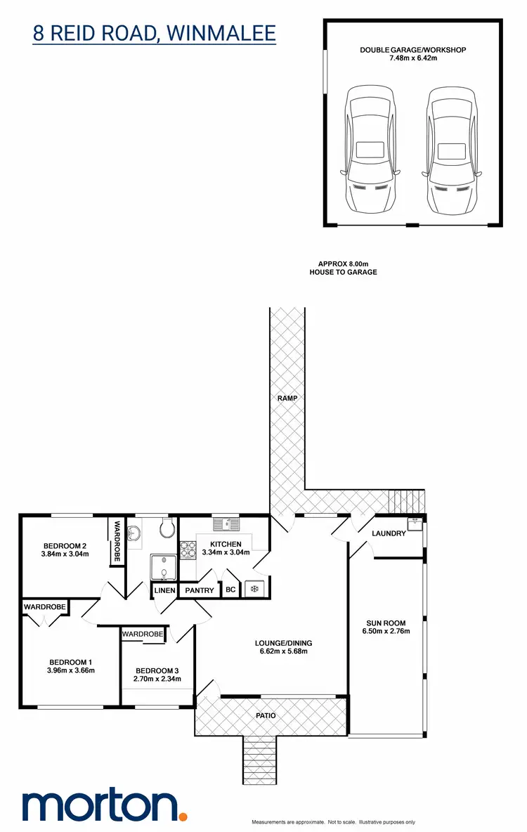 Floorplan of Homely house listing, 8 Reid Road, Winmalee NSW 2777