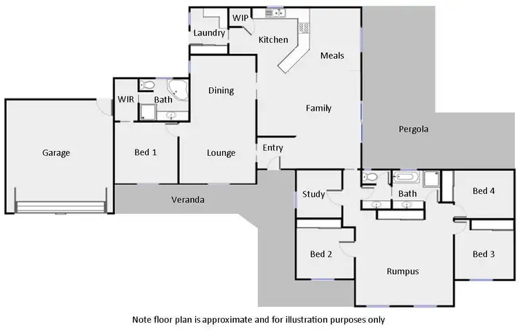 Floorplan of Homely house listing, 1 Highview Court, Irymple VIC 3498