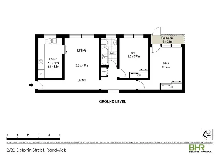 Floorplan of Homely unit listing, 2/30 Dolphin Street, Randwick NSW 2031