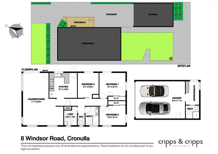 Floorplan of Homely house listing, 8 Windsor Road, Cronulla NSW 2230