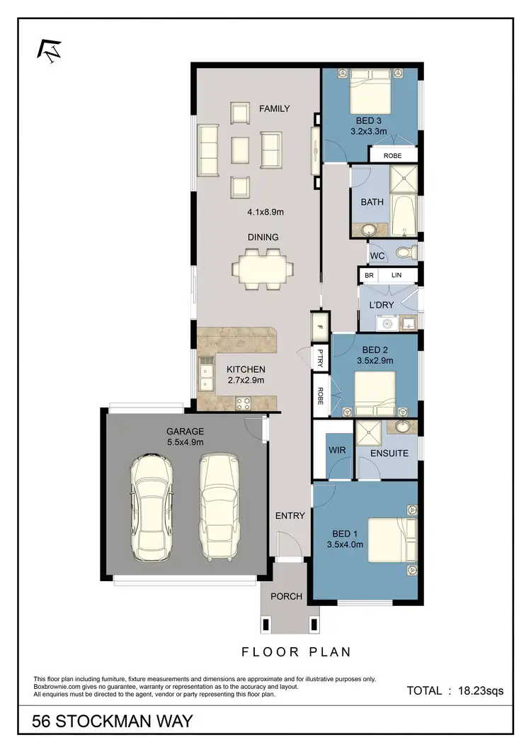 Floorplan of Homely house listing, 56 Stockman Way, Longwarry VIC 3816