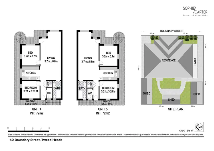 Floorplan of Homely block of units listing, 40 Boundary Street, Tweed Heads NSW 2485