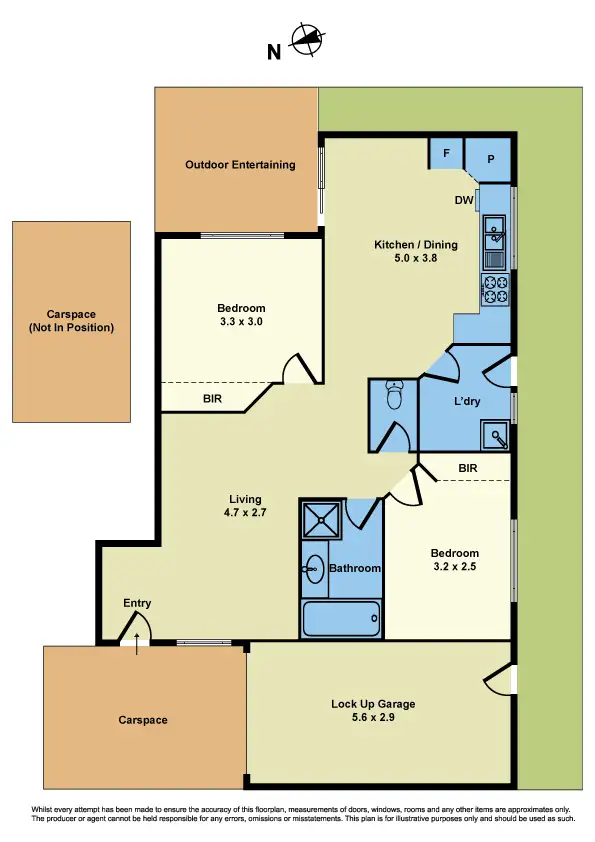 Floorplan of Homely unit listing, 3/41 Pridham Street, Maribyrnong VIC 3032
