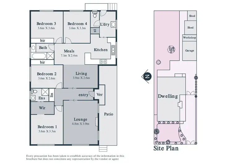 Floorplan of Homely house listing, 50 Davisson Street, Epping VIC 3076