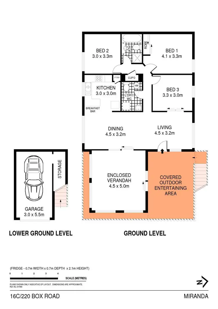 Floorplan of Homely apartment listing, 16c/220 Box Road, Miranda NSW 2228