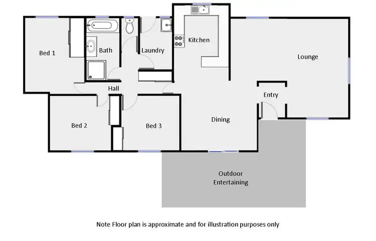 Floorplan of Homely house listing, 8 Wilkie Drive, Irymple VIC 3498