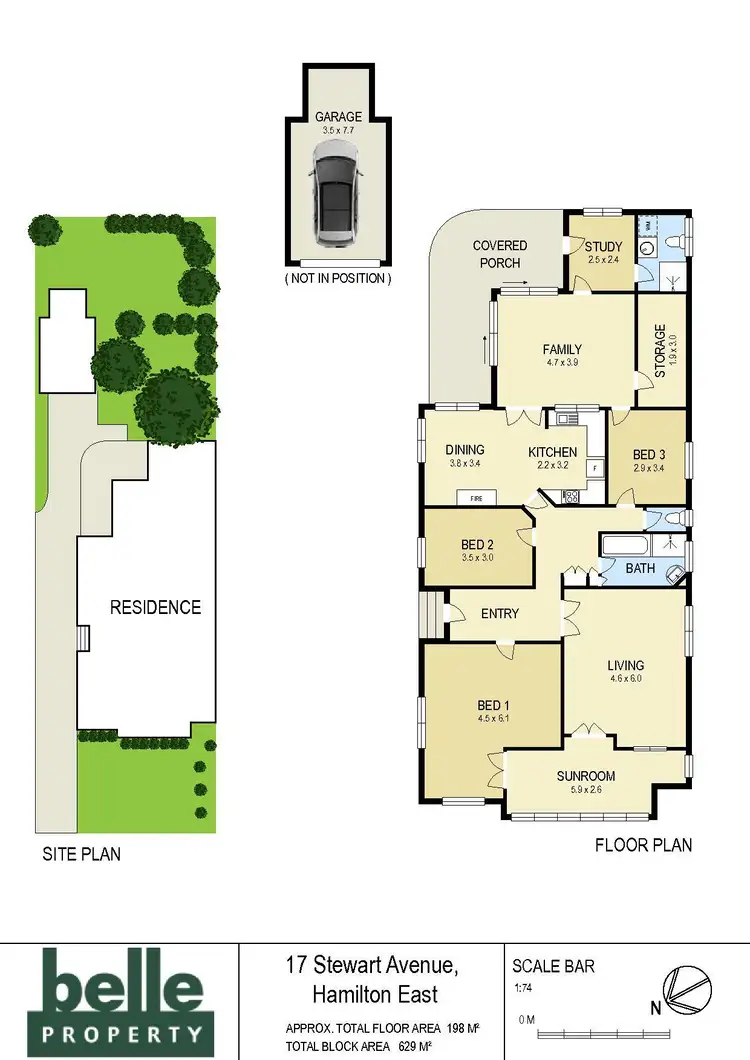 Floorplan of Homely house listing, 17 Stewart Avenue, Hamilton East NSW 2303