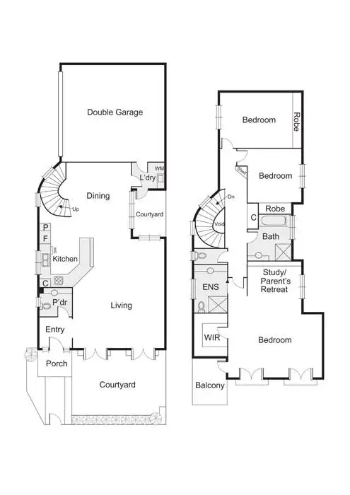 Floorplan of Homely house listing, 25A Thackeray Street, Elwood VIC 3184