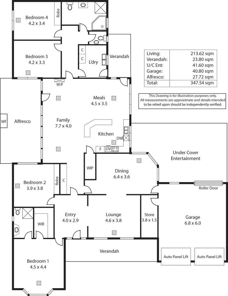 Floorplan of Homely house listing, 27 Cassia Crescent, Kidman Park SA 5025