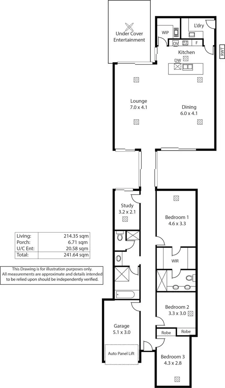 Floorplan of Homely house listing, 24B Cash Street, Rostrevor SA 5073