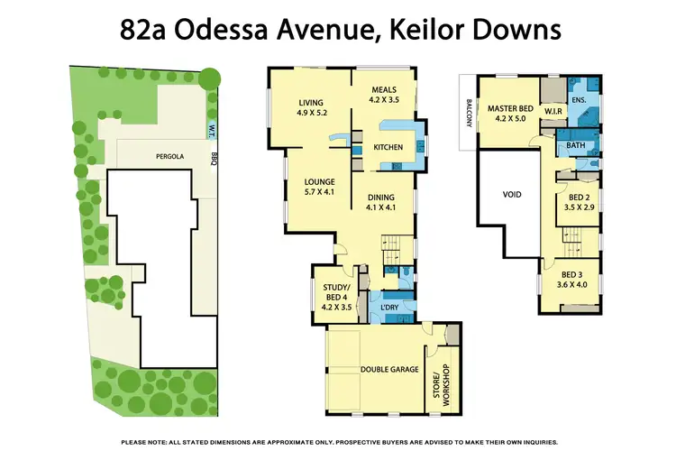 Floorplan of Homely house listing, 82A Odessa Avenue, Keilor Downs VIC 3038