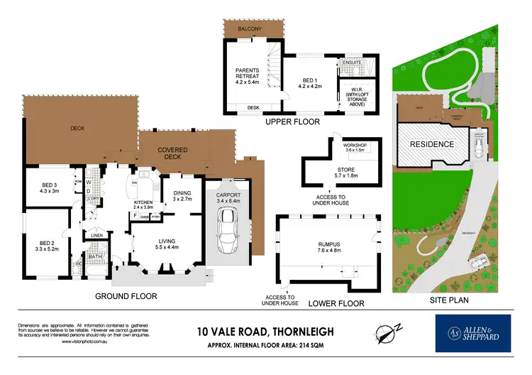Floorplan of Homely house listing, 10 Vale Road, Thornleigh NSW 2120
