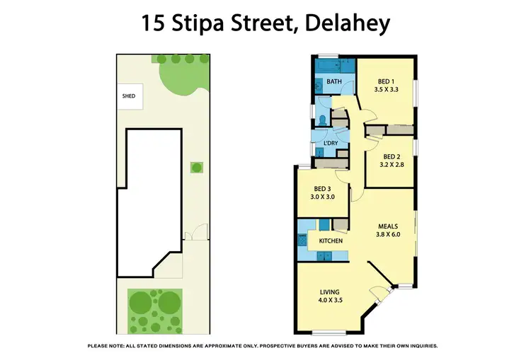Floorplan of Homely house listing, 15 Stipa Street, Delahey VIC 3037