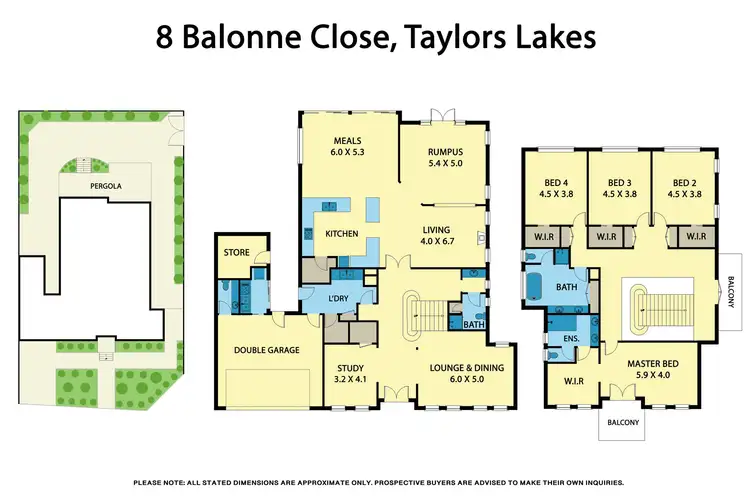 Floorplan of Homely house listing, 8 Balonne Close, Taylors Lakes VIC 3038