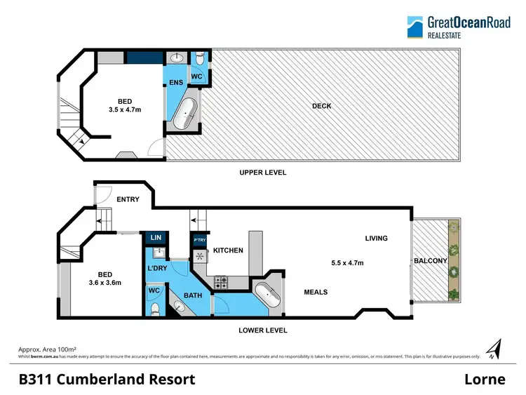 Floorplan of Homely apartment listing, B311/148-174 Mountjoy Parade, Lorne VIC 3232