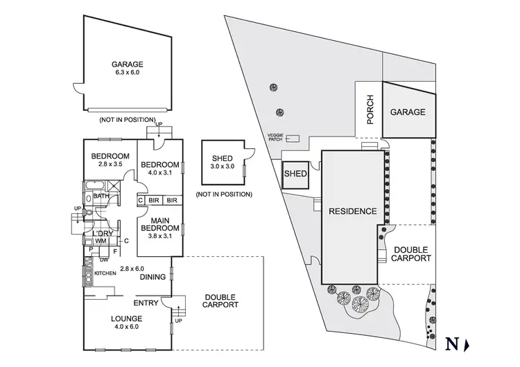 Floorplan of Homely house listing, 34 Melview Drive, Wyndham Vale VIC 3024