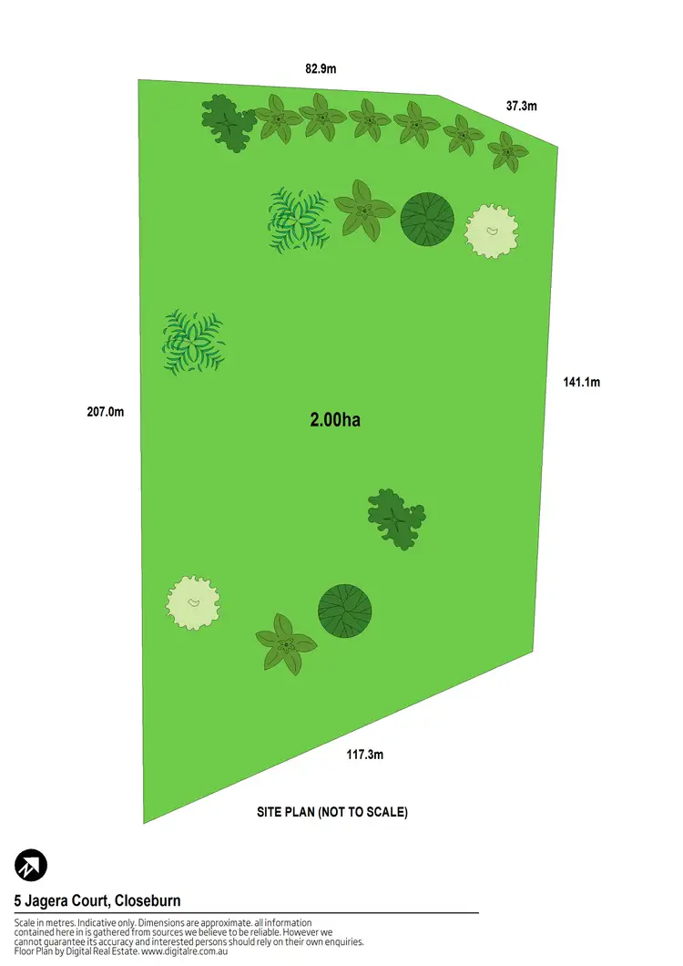 Floorplan of Homely land listing, 5 Jagera Court, Closeburn QLD 4520