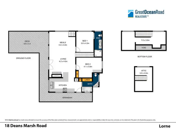 Floorplan of Homely house listing, 18 Deans Marsh Road, Lorne VIC 3232