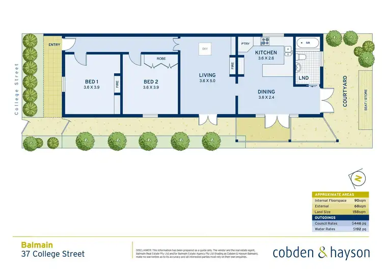 Floorplan of Homely house listing, 37 College Street, Balmain NSW 2041