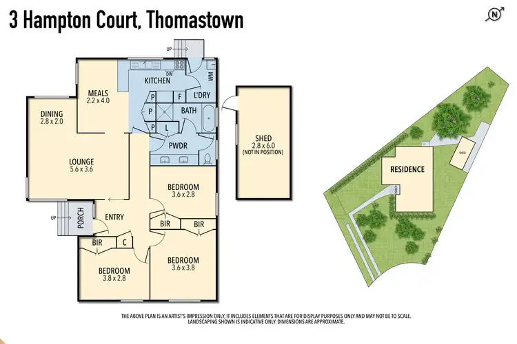 Floorplan of Homely house listing, 3 Hampton Court, Thomastown VIC 3074