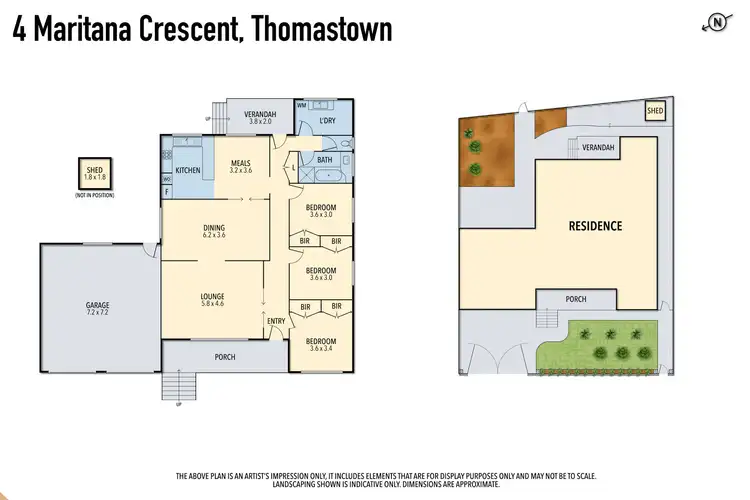 Floorplan of Homely house listing, 4 Maritana Crescent, Thomastown VIC 3074