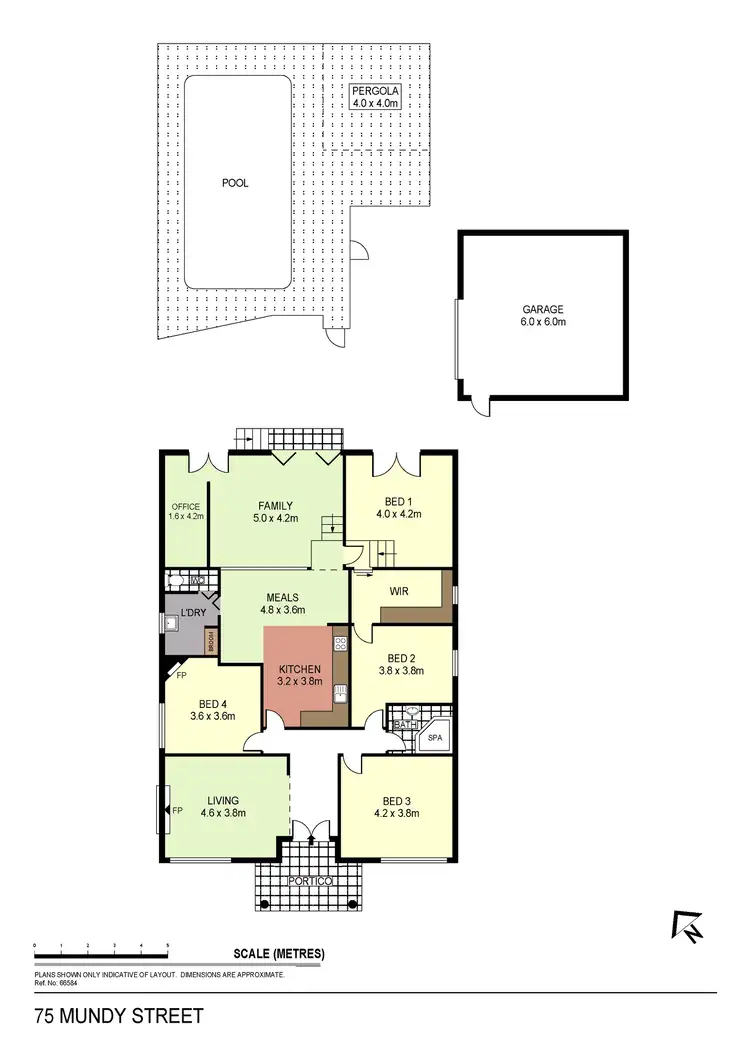 Floorplan of Homely house listing, 75 Mundy Street, Bendigo VIC 3550