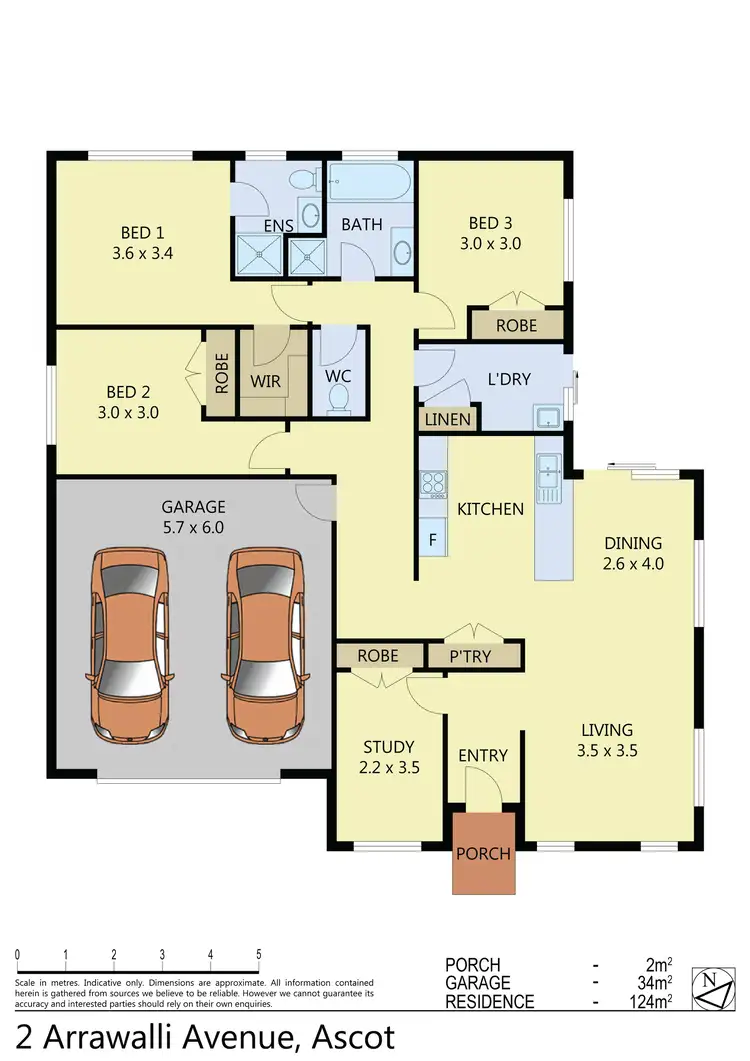 Floorplan of Homely house listing, 2 Arrawalli Avenue, Ascot VIC 3551