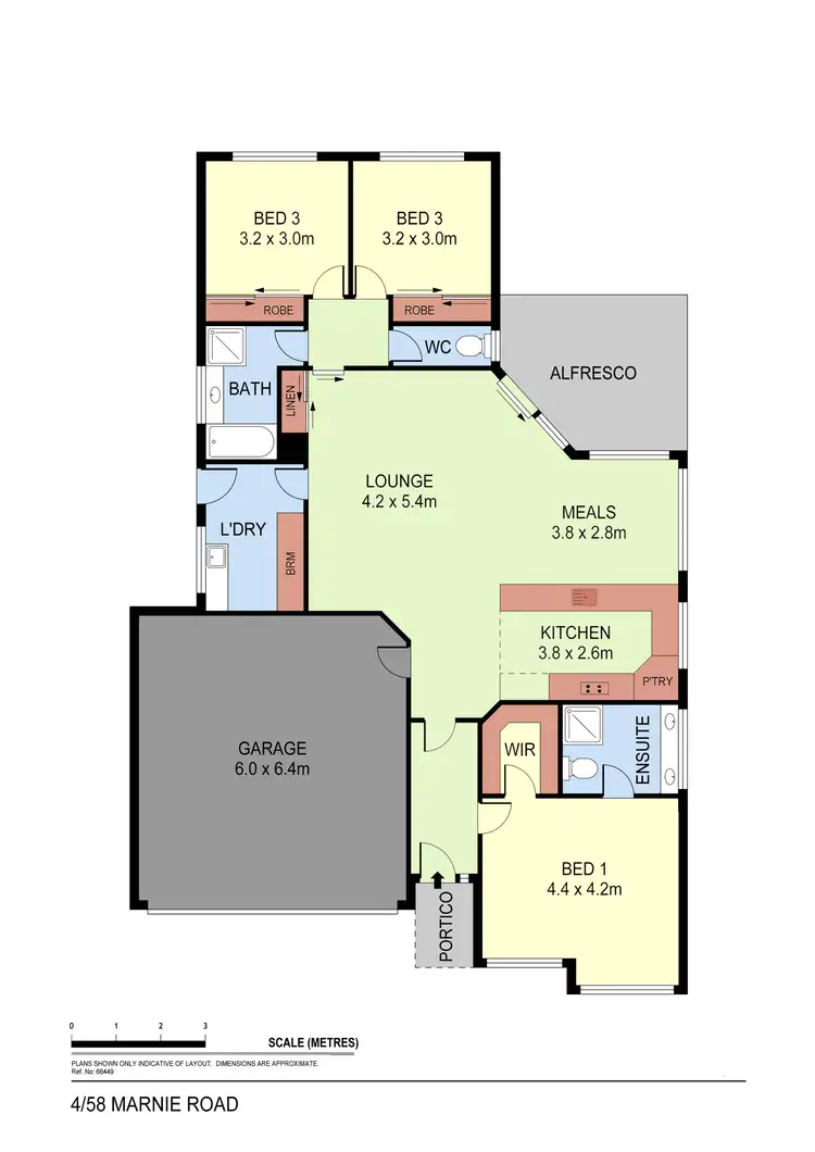 Floorplan of Homely house listing, 4/58 Marnie Road, Kennington VIC 3550