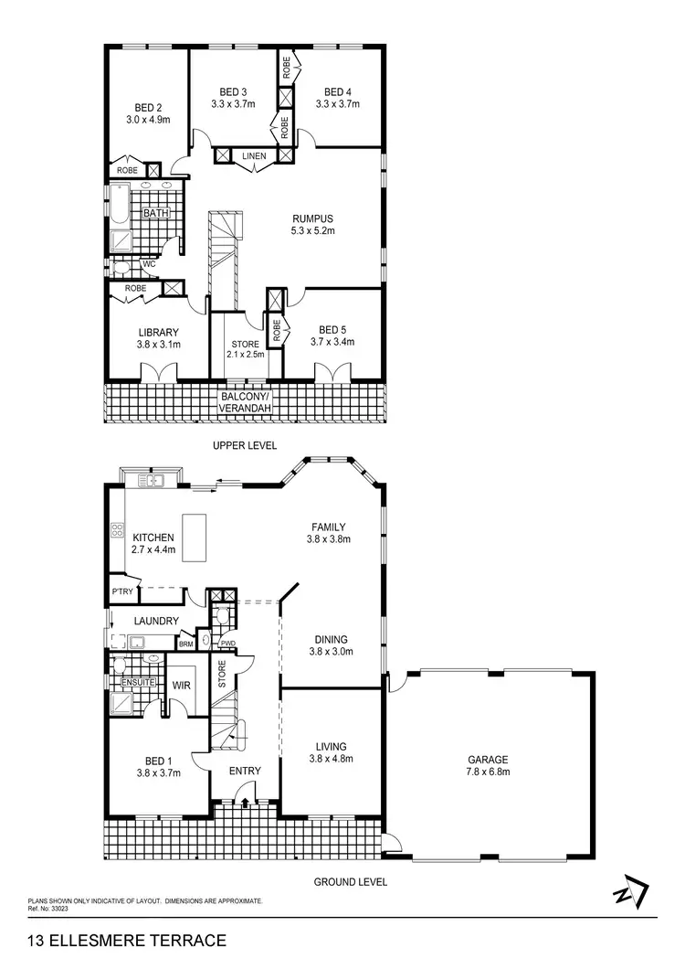 Floorplan of Homely house listing, 13 Ellesmere Terrace, Strathdale VIC 3550