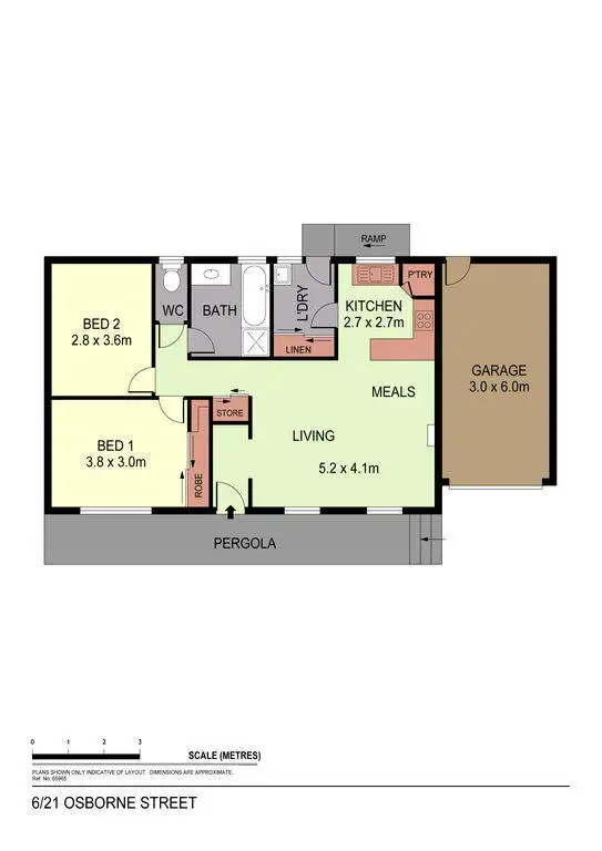 Floorplan of Homely unit listing, 6/21 Osborne Street, Flora Hill VIC 3550