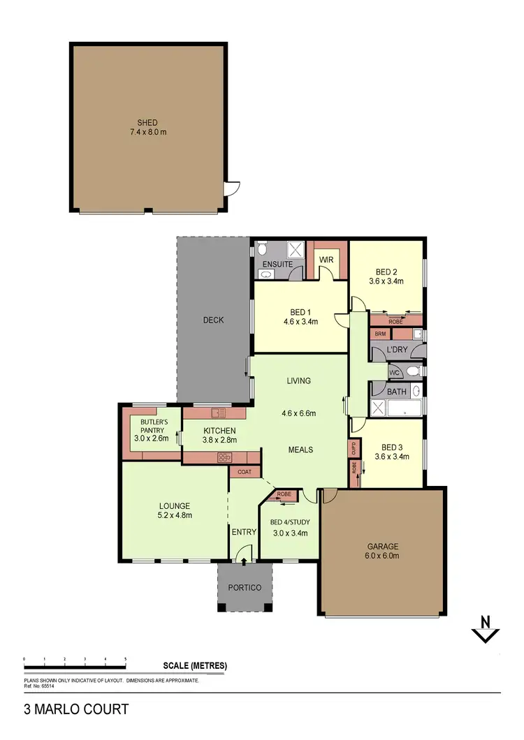 Floorplan of Homely house listing, 3 Marlo Court, Strathdale VIC 3550