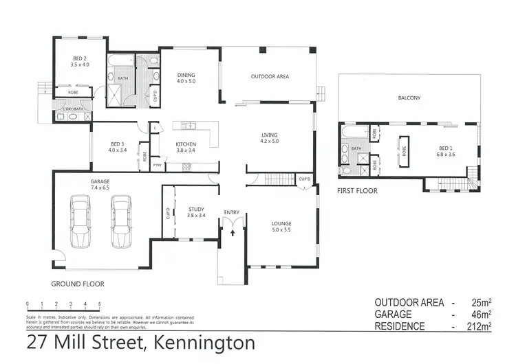Floorplan of Homely house listing, 27 Mill Street, Kennington VIC 3550