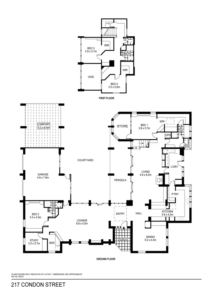 Floorplan of Homely house listing, 217 Condon Street, Strathdale VIC 3550