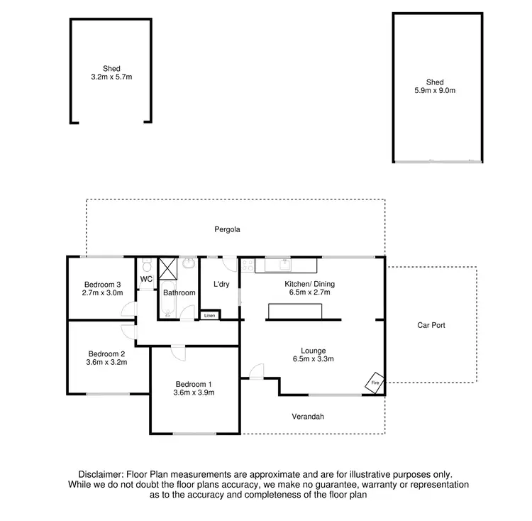 Floorplan of Homely house listing, 18 Mcenroe Road, Tarpeena SA 5277